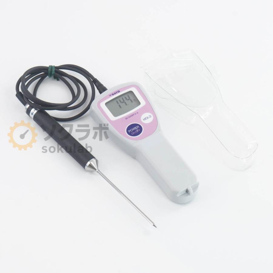 DW]USED 8日保証 SK SATO SK-250WPII-K DIGITAL THERMOMETER 防水型 