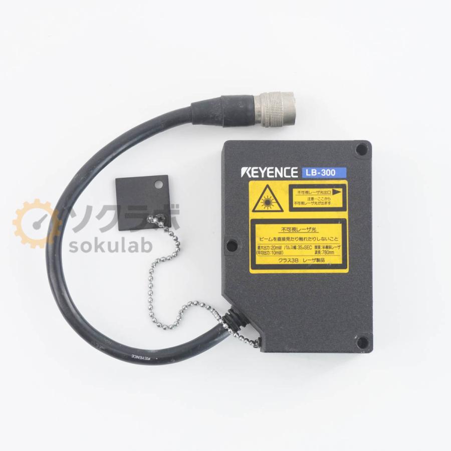 [PG]USED 8日保証 2個セット KEYENCE LB-300 Sensor Head レーザ変位計 センサヘッド レーザー変位計 ...