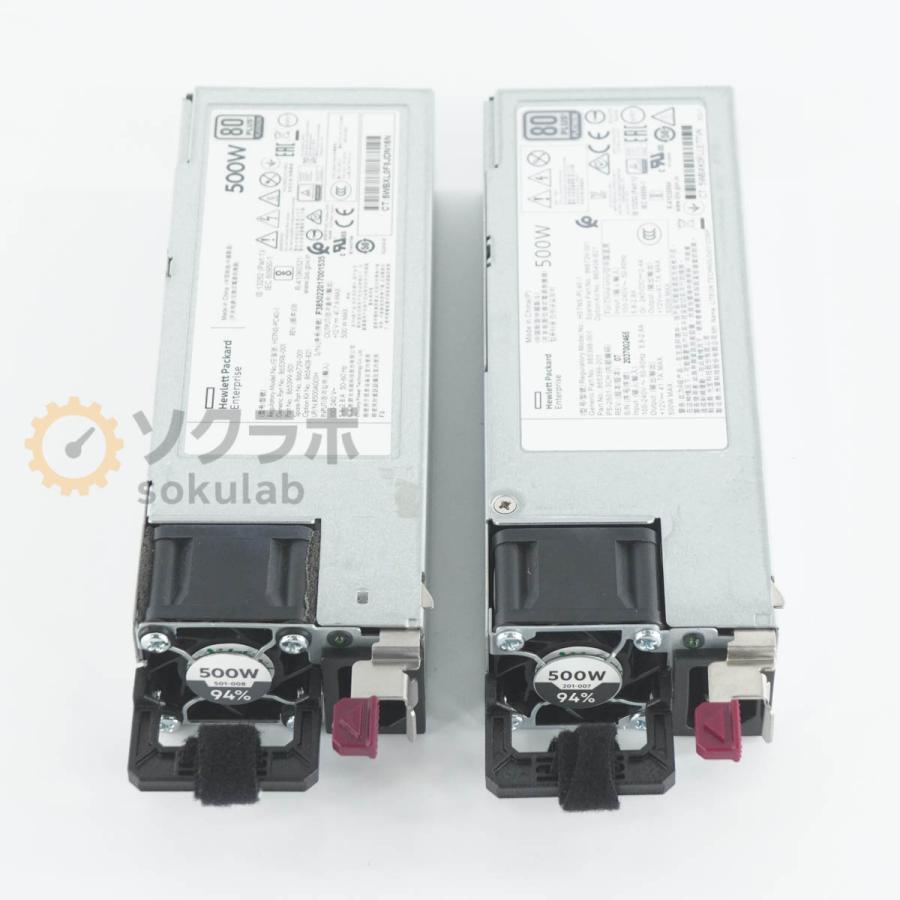 [PG]USED 8日保証 セット hp HSTNS-PC40-1 HSTNS-PL40-1 HPE ProLiant 500W サーバー 電源ユニット Server Power Supply [07982-0171] |  | 14