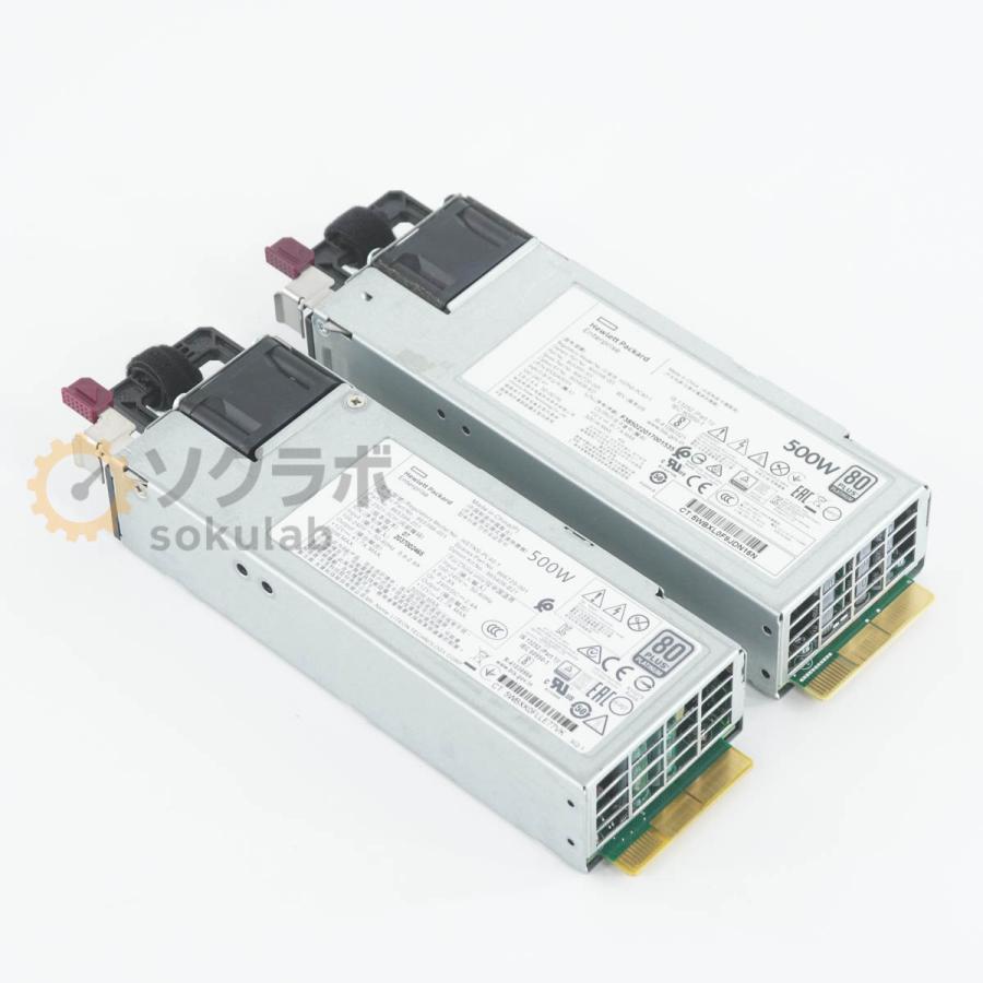 [PG]USED 8日保証 セット hp HSTNS-PC40-1 HSTNS-PL40-1 HPE ProLiant 500W サーバー 電源ユニット Server Power Supply [07982-0171] |  | 01