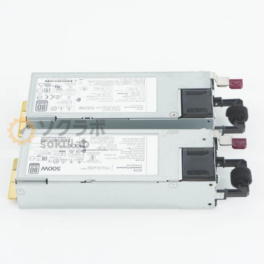 [PG]USED 8日保証 セット hp HSTNS-PC40-1 HSTNS-PL40-1 HPE ProLiant 500W サーバー 電源ユニット Server Power Supply [07982-0171] |  | 07