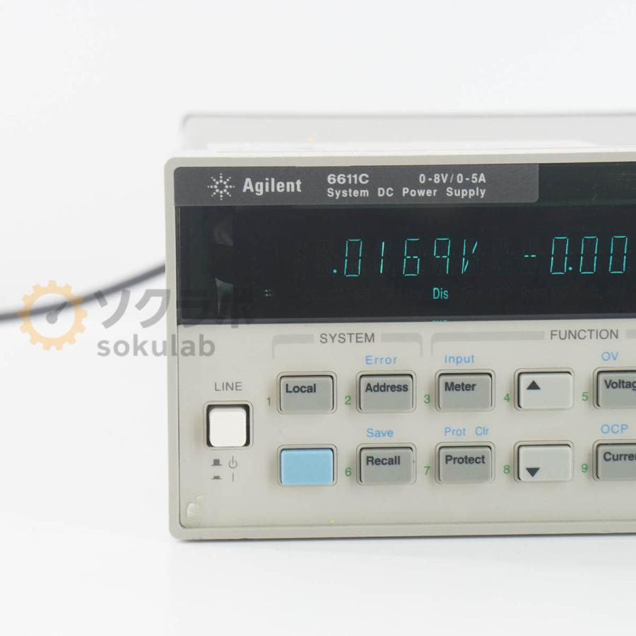 [DW]USED 8日保証 Agilent 6611C System DC Power Supply システム電源 DC電源 直流電源 0-8V/0-5A [07990-0010] |  | 03