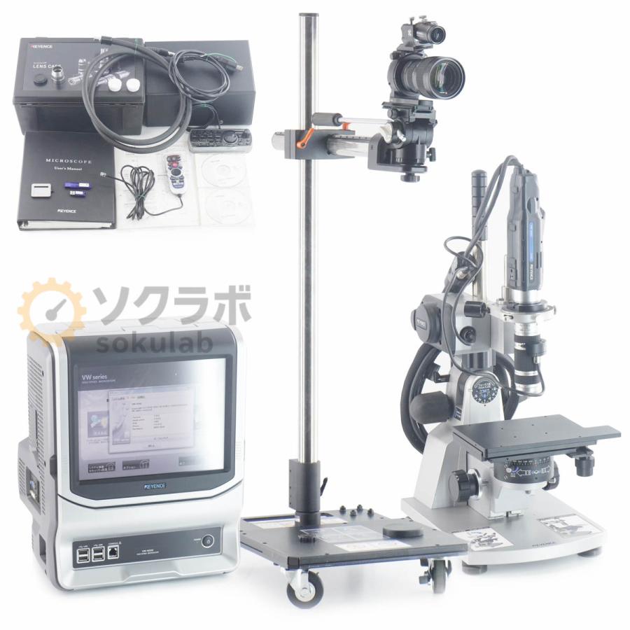 [DW]USED 8日保証 セット KEYENCE VW-9000 VW-Z5 VW-300C VH-Z20R VH-S30B HIGH SPEED MICROSCOPE ハイスピードマイクロス...[08009-0004] | 