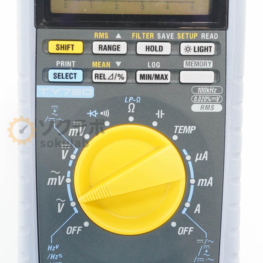[JB]USED 保証なし YOKOGAWA TY720 DMM DIGITAL MULTIMETER デジタルマルチメーター 取扱説明書 [08023-0199] |  | 03