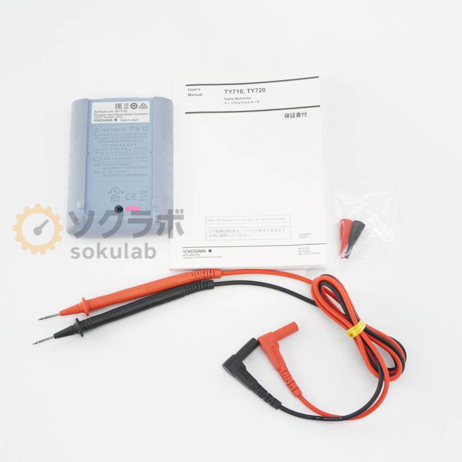 [JB]USED 保証なし YOKOGAWA TY720 DMM DIGITAL MULTIMETER デジタルマルチメーター 取扱説明書 [08023-0199] |  | 09