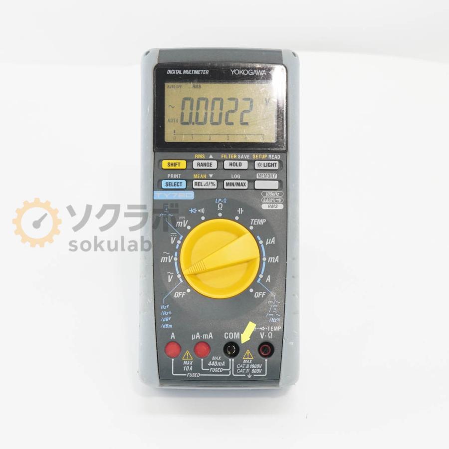 [DW]USED 8日保証 YOKOGAWA TY720 DMM DIGITAL MULTIMETER デジタルマルチメーター 取扱説明書 [08023-0201] |  | 10