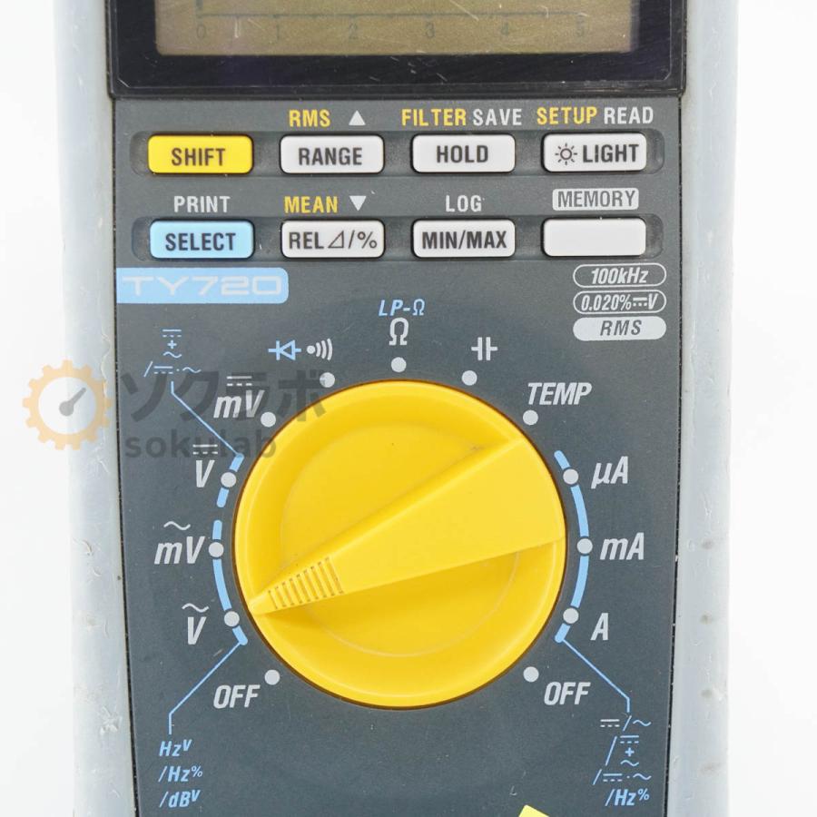 [DW]USED 8日保証 YOKOGAWA TY720 DMM DIGITAL MULTIMETER デジタルマルチメーター 取扱説明書 [08023-0201] |  | 03