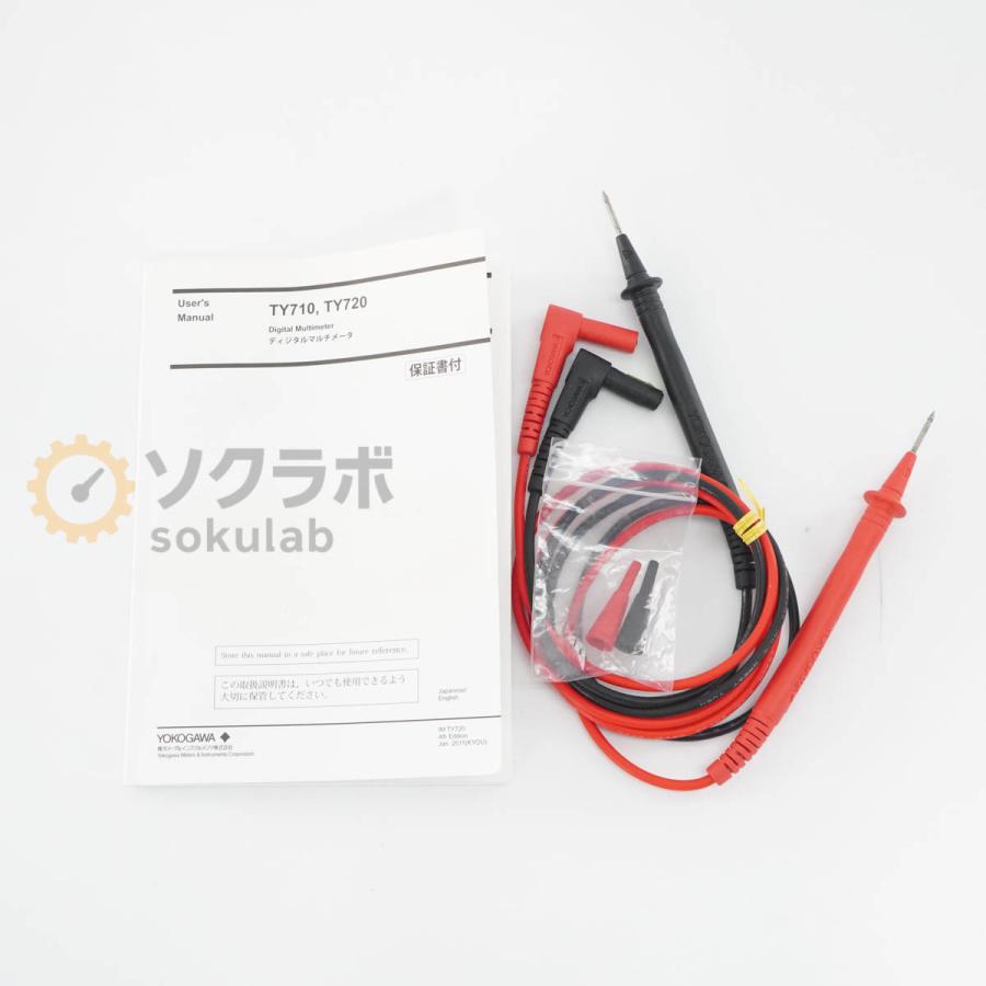 [DW]USED 8日保証 YOKOGAWA TY720 DMM DIGITAL MULTIMETER デジタルマルチメーター 取扱説明書 [08023-0201] |  | 09