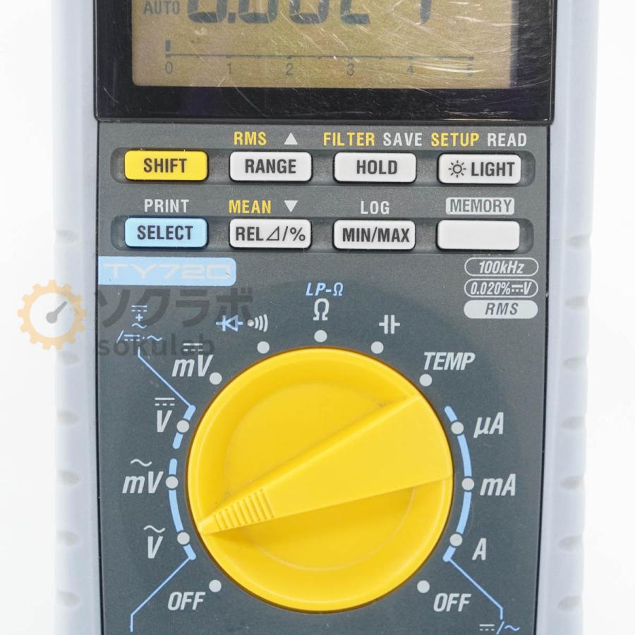 [JB]USED 保証なし YOKOGAWA TY720 DMM DIGITAL MULTIMETER デジタルマルチメーター 取扱説明書 [08023-0203] |  | 03