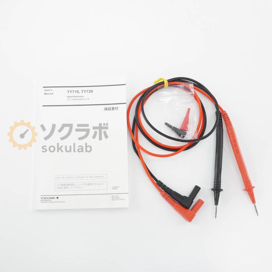 [JB]USED 保証なし YOKOGAWA TY720 DMM DIGITAL MULTIMETER デジタルマルチメーター 取扱説明書 [08023-0203] |  | 09