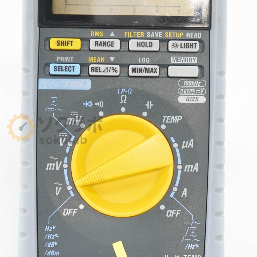 [DW]USED 8日保証 YOKOGAWA TY720 DMM DIGITAL MULTIMETER デジタルマルチメーター 取扱説明書 [08023-0204] |  | 03