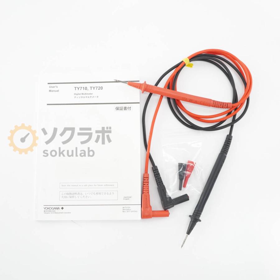 [DW]USED 8日保証 YOKOGAWA TY720 DMM DIGITAL MULTIMETER デジタルマルチメーター 取扱説明書 [08023-0204] |  | 09