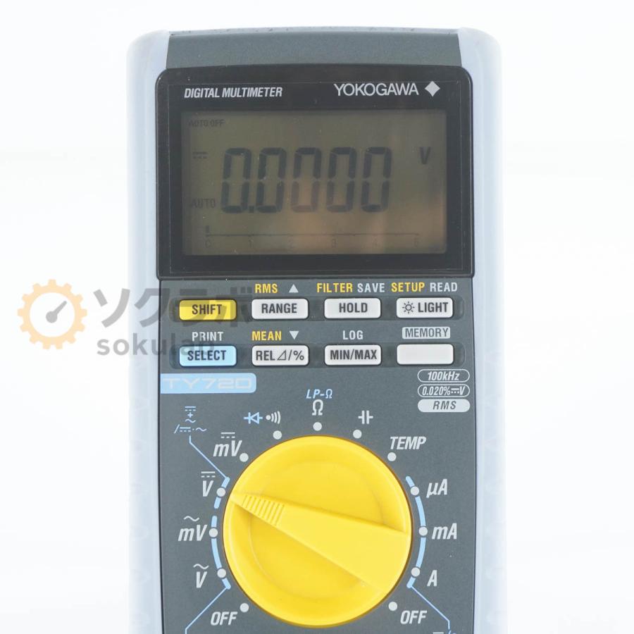 [JB]USED 保証なし YOKOGAWA TY720 DMM DIGITAL MULTIMETER デジタルマルチメーター 取扱説明書 [08023-0207] |  | 03