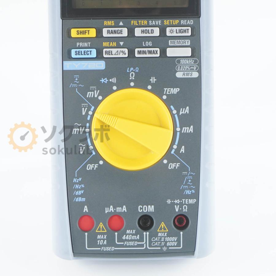 [JB]USED 保証なし YOKOGAWA TY720 DMM DIGITAL MULTIMETER デジタルマルチメーター 取扱説明書 [08023-0207] |  | 04