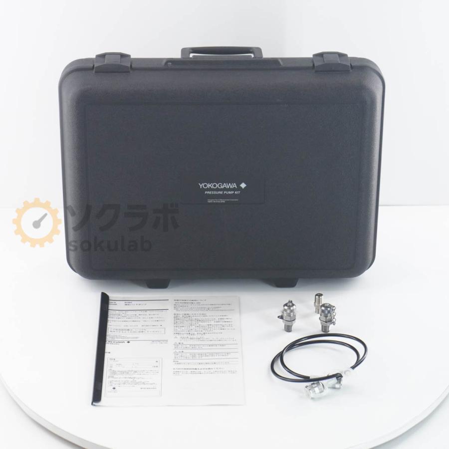 [JB]USED 保証なし YOKOGAWA 91060 91061 PRESSURE PUMP KIT 液圧ハンドポンプ ハンドポンプキット 70MPa 取扱説明書 [08023-0287] |  | 09
