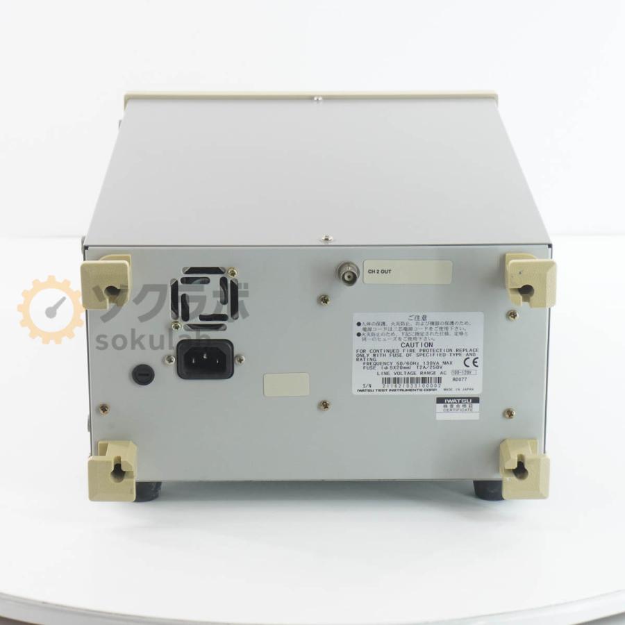 [DW]USED 8日保証 IWATSU SS-7805A OSCILLOSCOPE オシロスコープ 50MHz 電源コード [08032-0003] |  | 06
