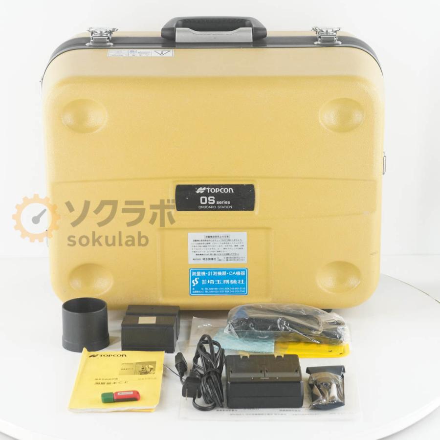 [SP]USED 30日保証 校正済み完動品 TOPCON OS-105F トータルステーション TOTAL STATION 測量機 測量基本CE 電源コード 取...[08046-0001] |  | 09