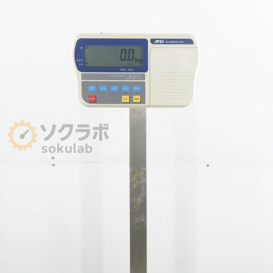 [JB]USED 保証なし 2019年製 A＆D HV-600KGL4-K HV-G-K 大型デジタル台はかり 台はかり Digital Scale ひょう量300/600kg [08052-0001] |  | 03