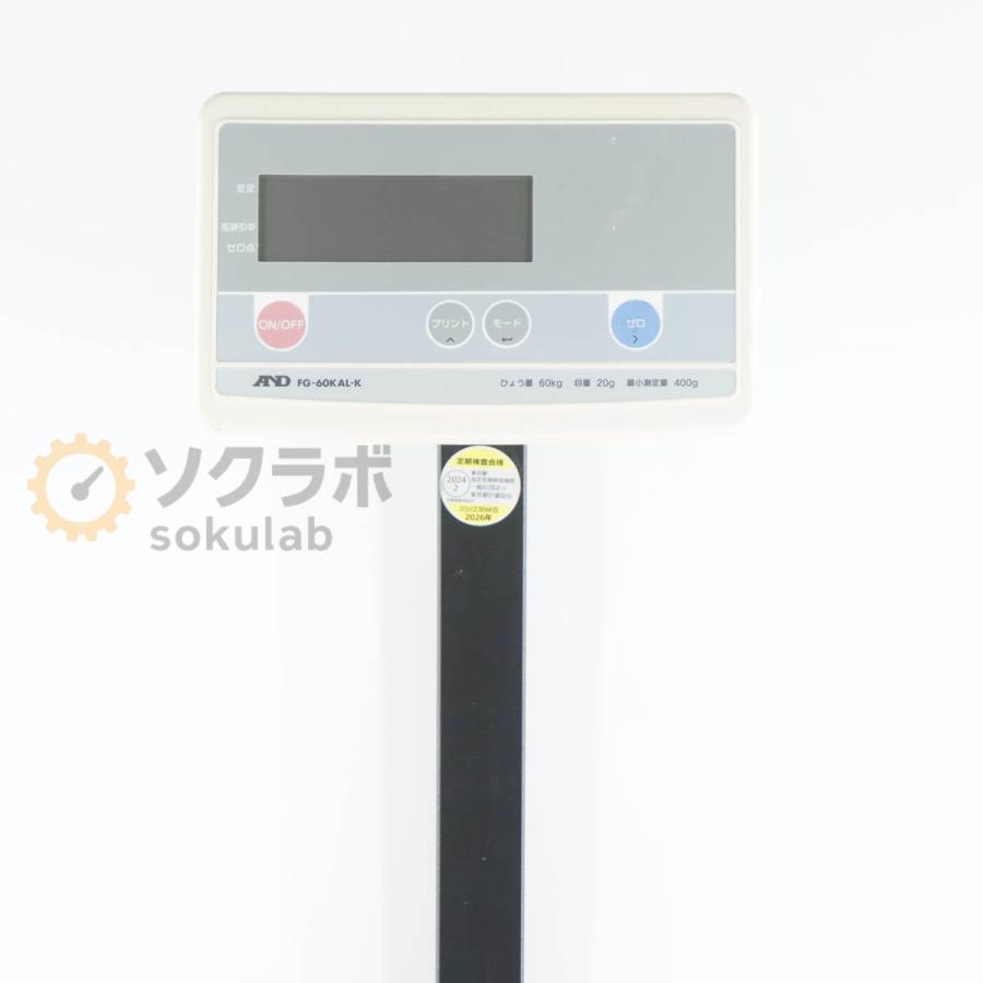 [JB]USED 保証なし A＆D FG-60KAL-K FG-K デジタル台はかり Digital Scale ひょう量60kg [08052-0003] |  | 03