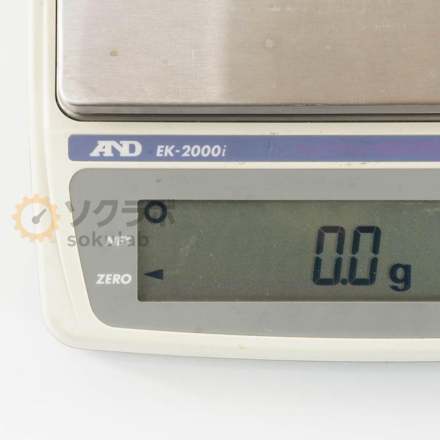 [DW]USED 8日保証 A＆D EK-2000i EK-i Balance コンパクト天びん 電子天秤 電子天びん ひょう量2000g ACアダプター [08055-0198] |  | 10