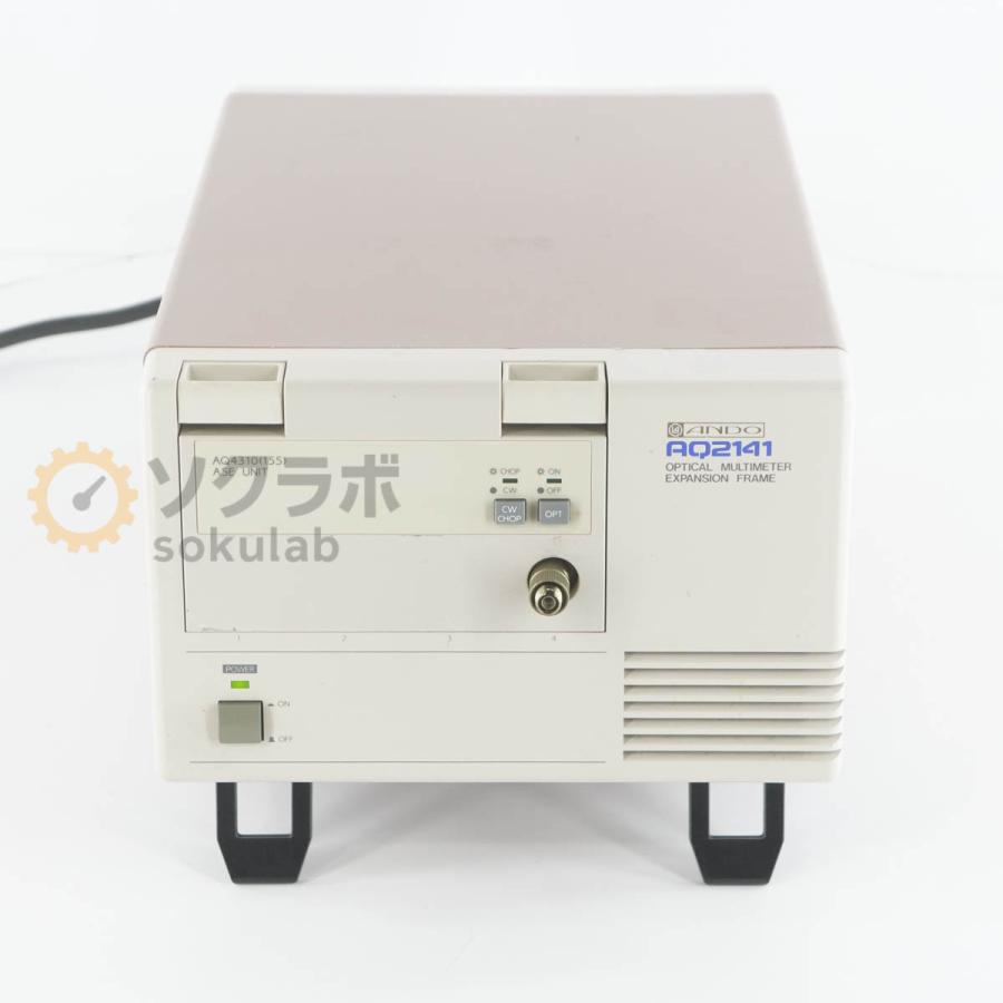 [DW]USED 8日保証 2台入荷 ANDO AQ2141 OPTICAL MULTIMETER EXPANSION FRAME ASE ...
