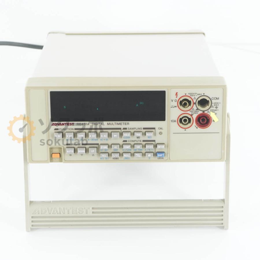 [JB]USED 保証なし ADVANTEST R6451A DMM DIGITAL MULTIMETER デジタルマルチメーター 電源コード [08077-0001] |  | 02