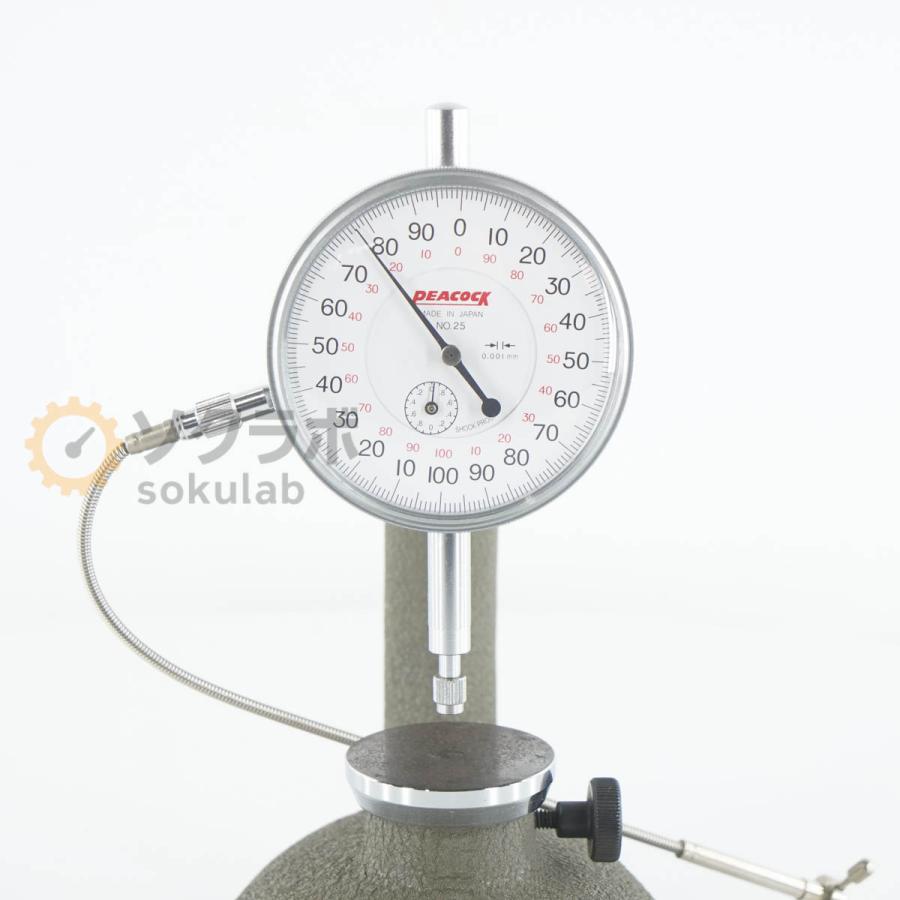[DW]USED 8日保証 PEACOCK NO.25 UPRIGHT DIAL GAUGE ダイヤルゲージ [08077-0003] |  | 03