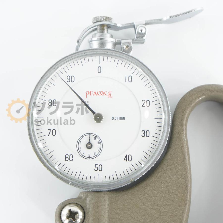 [DW]USED 8日保証 PEACOCK  DIAL HAND CALIPER GAUGE ダイヤルハンドキャリパー ダイヤルゲージ 0.01mm [08077-0017] |  | 03