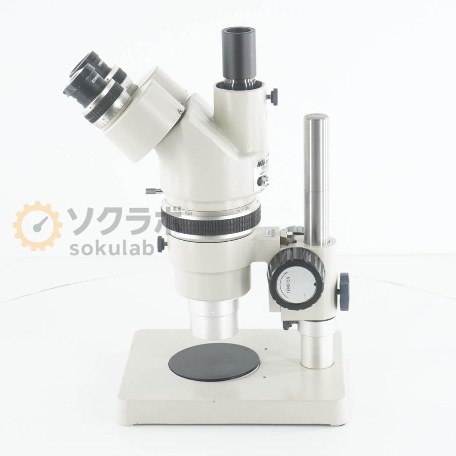 [JB]USED 保証なし NIKON SMZ-10 Microscope 顕微鏡 GSWH10×/22 CF PL2.5× [08078-0002]の画像