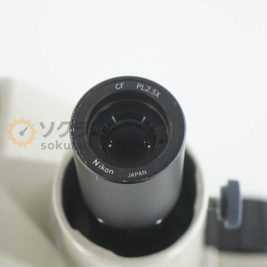 [JB]USED 保証なし NIKON SMZ-10 Microscope 顕微鏡 GSWH10×/22 CF PL2.5× [08078-0002]の画像