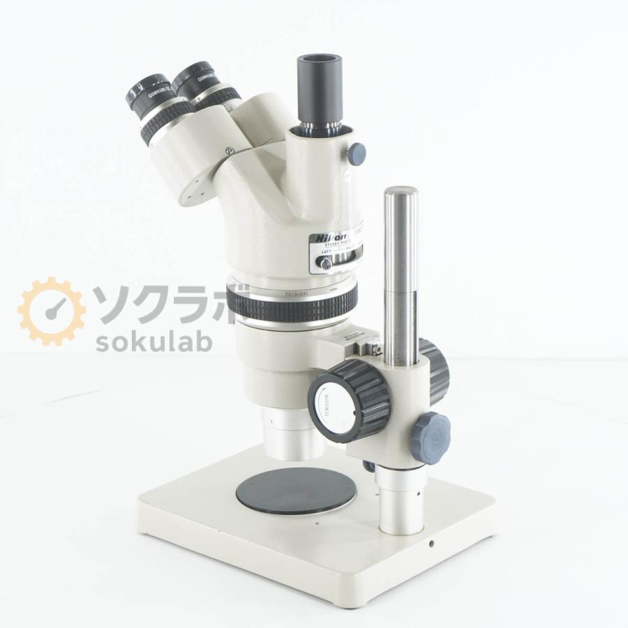 [JB]USED 保証なし NIKON SMZ-10 Microscope 顕微鏡 GSWH10×/22 CF PL2.5× [08078-0002]の画像