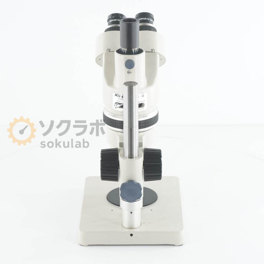 [JB]USED 保証なし NIKON SMZ-10 Microscope 顕微鏡 GSWH10×/22 CF PL2.5× [08078-0002]の画像
