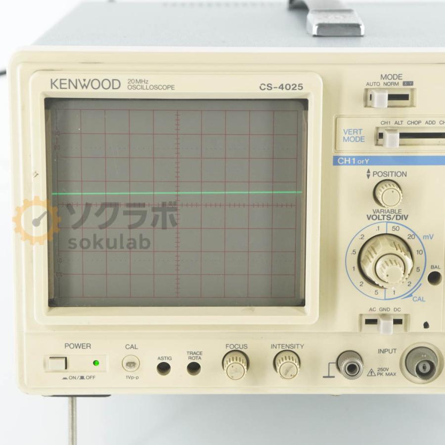 [JB]USED 保証なし KENWOOD CS-4025 OSCILLOSCOPE オシロスコープ 20MHz [08091-0012] |  | 03
