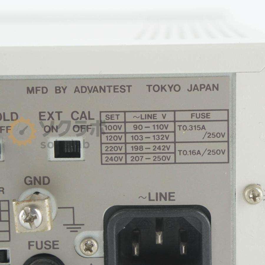 DW]USED 8日保証 07/2025CAL ADVANTEST R6144 PROGRAMMABLE DC VOLTAGE