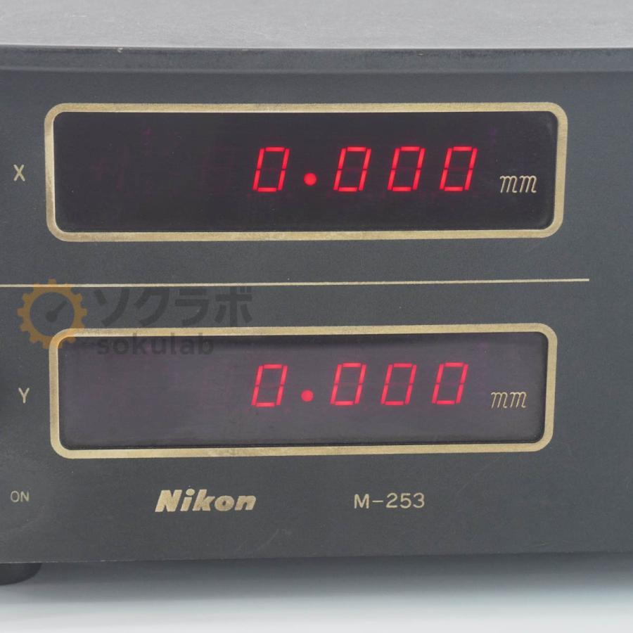 [JB]USED 保証なし NIKON MODEL II 2 MEASURESCOPE 測定顕微鏡 REVERSIBLE COUNTER リバーシブルカウンター付 10×-A ERC-M...[08124-0001]の画像