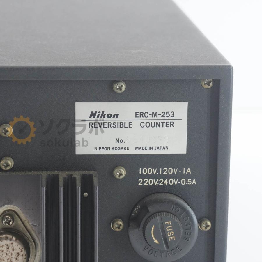 [JB]USED 保証なし NIKON MODEL II 2 MEASURESCOPE 測定顕微鏡 REVERSIBLE COUNTER リバーシブルカウンター付 10×-A ERC-M...[08124-0001]の画像