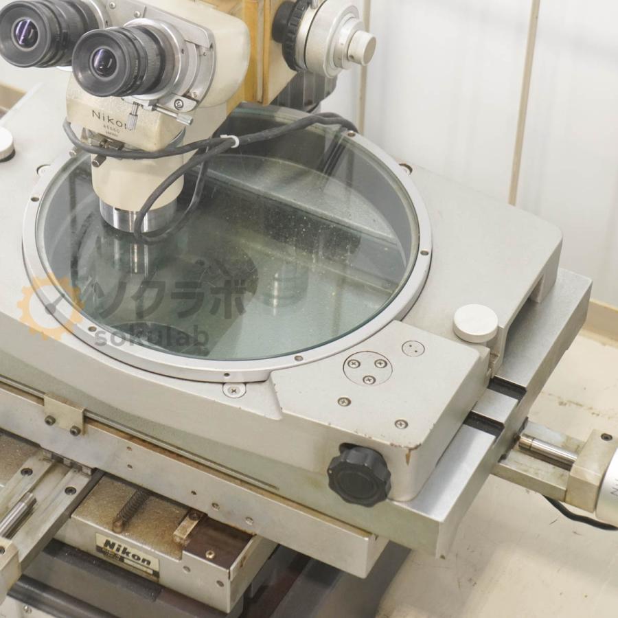 [JB]USED 保証なし NIKON MODEL II 2 MEASURESCOPE 測定顕微鏡 REVERSIBLE COUNTER リバーシブルカウンター付 10×-A ERC-M...[08124-0001]の画像
