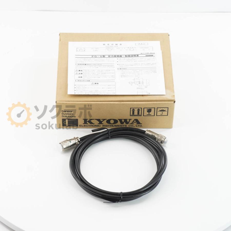 [DW]USED 8日保証 次期校正2026年3月 KYOWA PG-10KU PG-U TRANSDUCER 圧力変換器 圧力センサー 1MPa 取扱説明書 [08136-0107] |  | 09