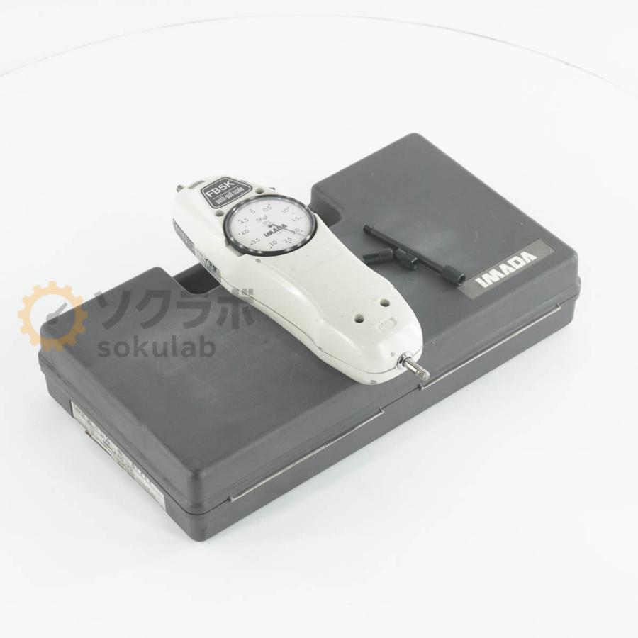 [DW]USED 8日保証 IMADA FB5K FB-5K push-pull scale プッシュプルスケール メカニカルフォースゲージ [08142-0019] | 