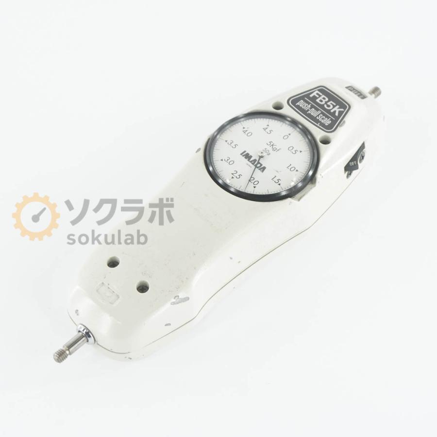 [DW]USED 8日保証 IMADA FB5K FB-5K push-pull scale プッシュプルスケール メカニカルフォースゲージ [08142-0019] |  | 01