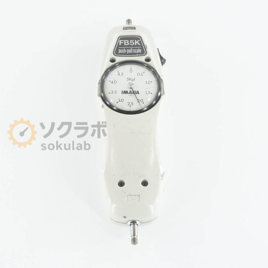 [DW]USED 8日保証 IMADA FB5K FB-5K push-pull scale プッシュプルスケール メカニカルフォースゲージ [08142-0019] |  | 02