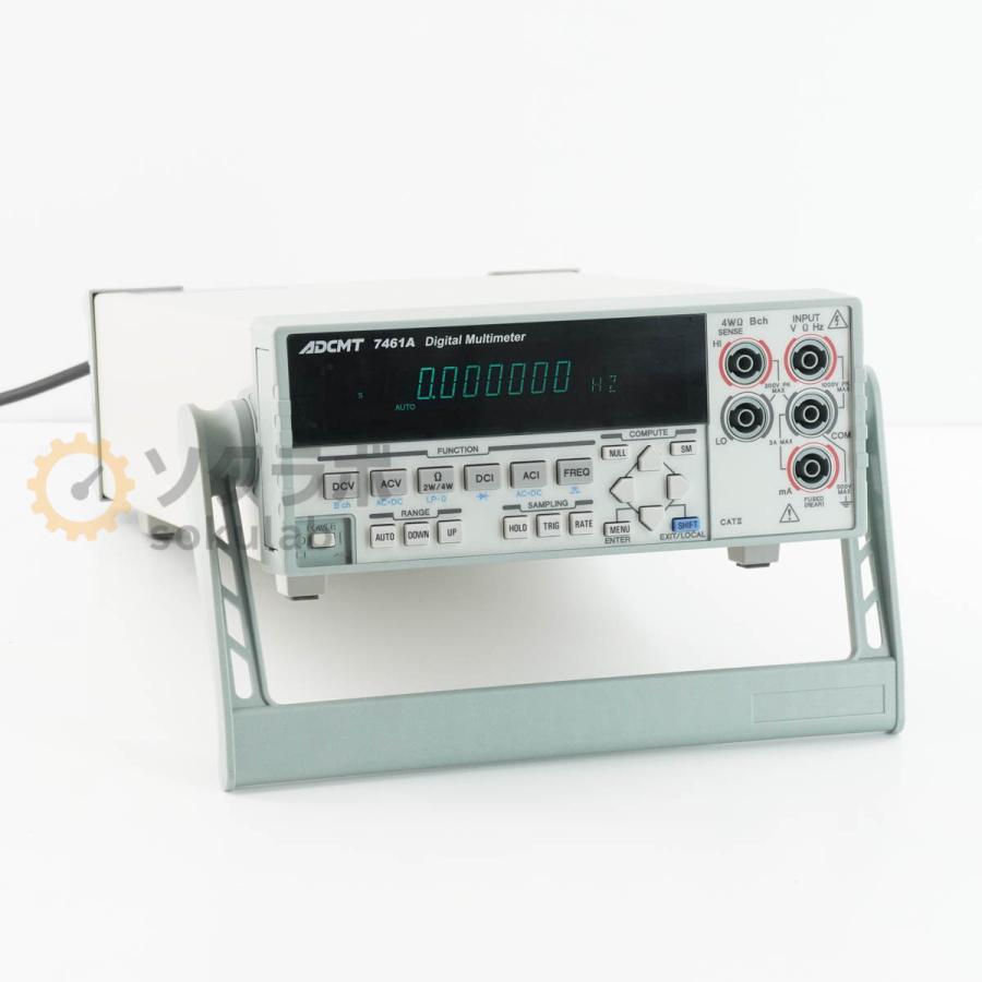 [DW]USED 8日保証 校正期限2025年6月 ADCMT 7461A DMM Digital Multimeter デジタルマルチ ...
