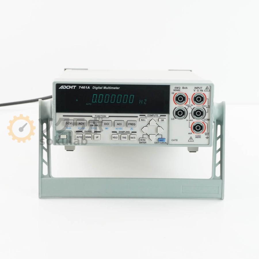 [DW]USED 8日保証 校正期限2025年6月 ADCMT 7461A DMM Digital Multimeter デジタルマルチ ...