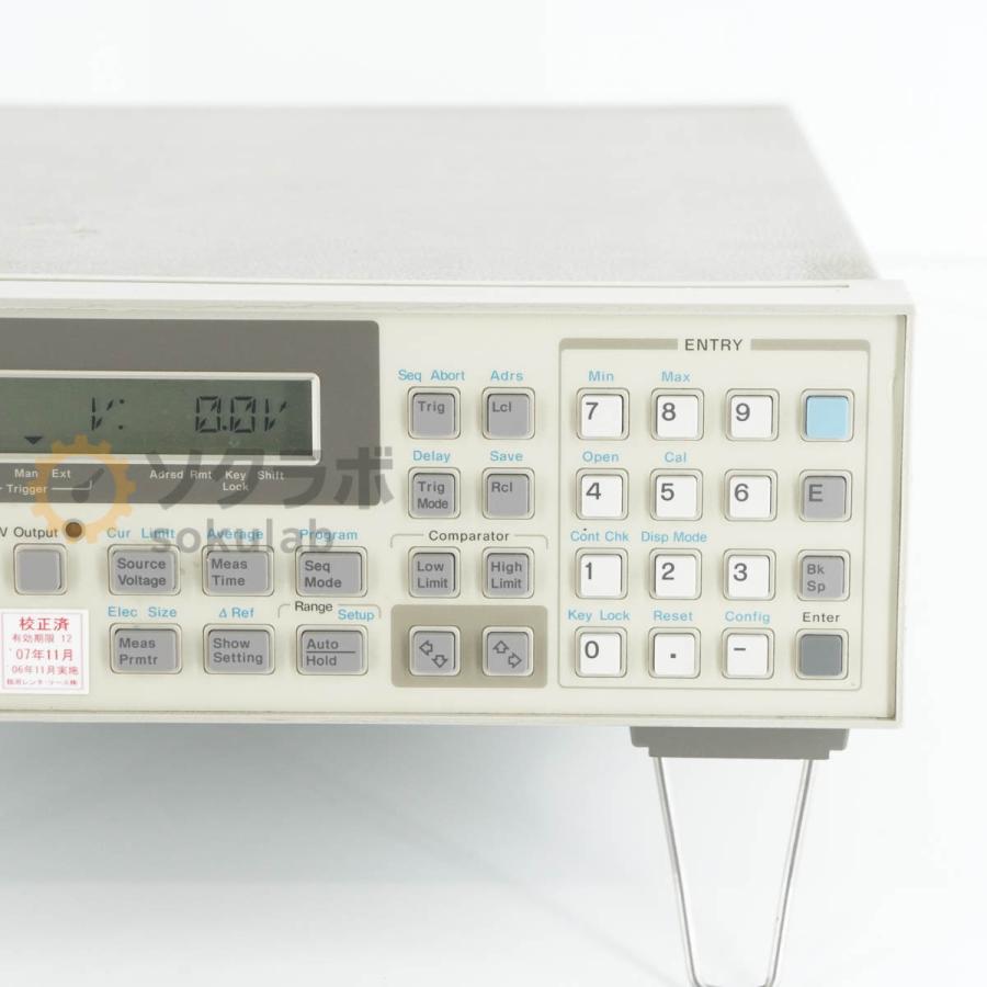 [DW]USED 8日保証 hp 4339A HIGH RESISTANCE METER 高抵抗メーター ハイレジスタンスメーター [08192-0002] |  | 04