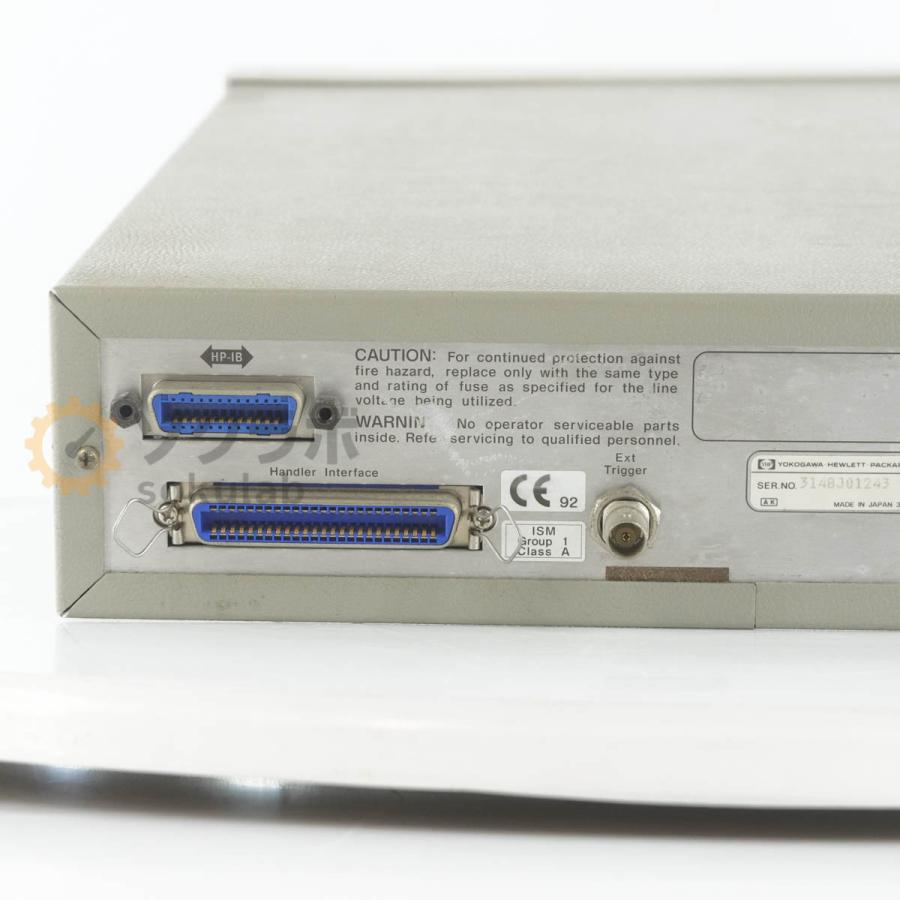 [DW]USED 8日保証 hp 4339A HIGH RESISTANCE METER 高抵抗メーター ハイレジスタンスメーター [08192-0002] |  | 06