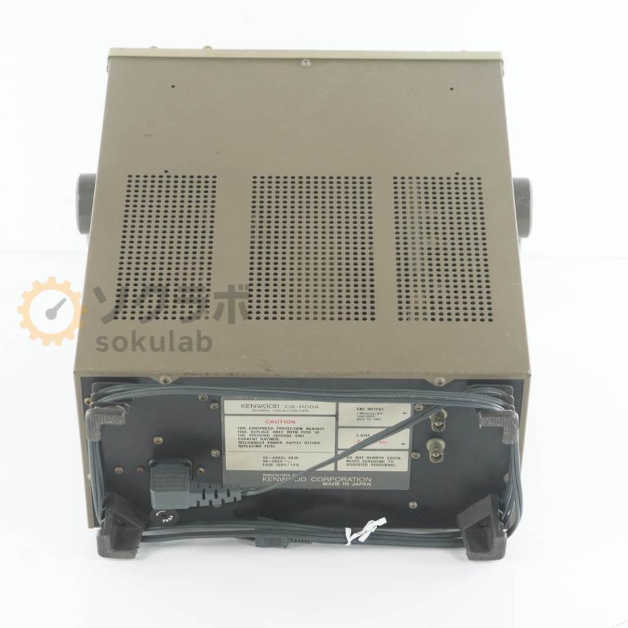 [JB]USED 保証なし KENWOOD CS-1100A OSCILLOSCOPE オシロスコープ 100MHz 電源コード [08277-0010] |  | 13