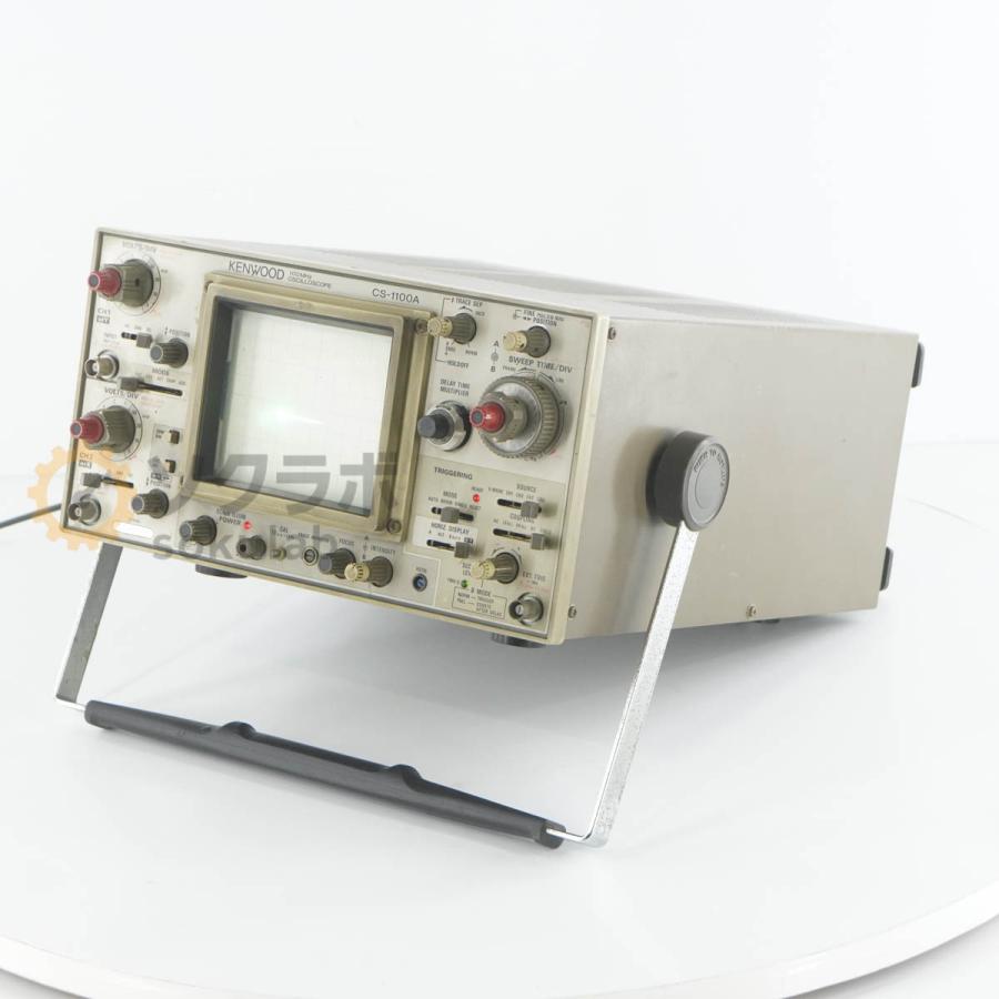 [JB]USED 保証なし KENWOOD CS-1100A OSCILLOSCOPE オシロスコープ 100MHz 電源コード [08277-0010] |  | 01