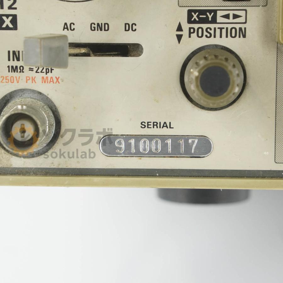 [JB]USED 保証なし KENWOOD CS-1100A OSCILLOSCOPE オシロスコープ 100MHz 電源コード [08277-0010] |  | 05