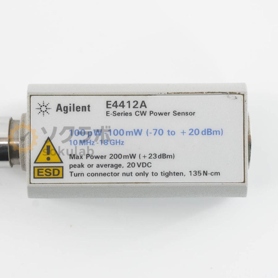 [DW]USED 8日保証 Agilent E4412A E-Series CW Power Sensor パワーセンサー 10MHz ...