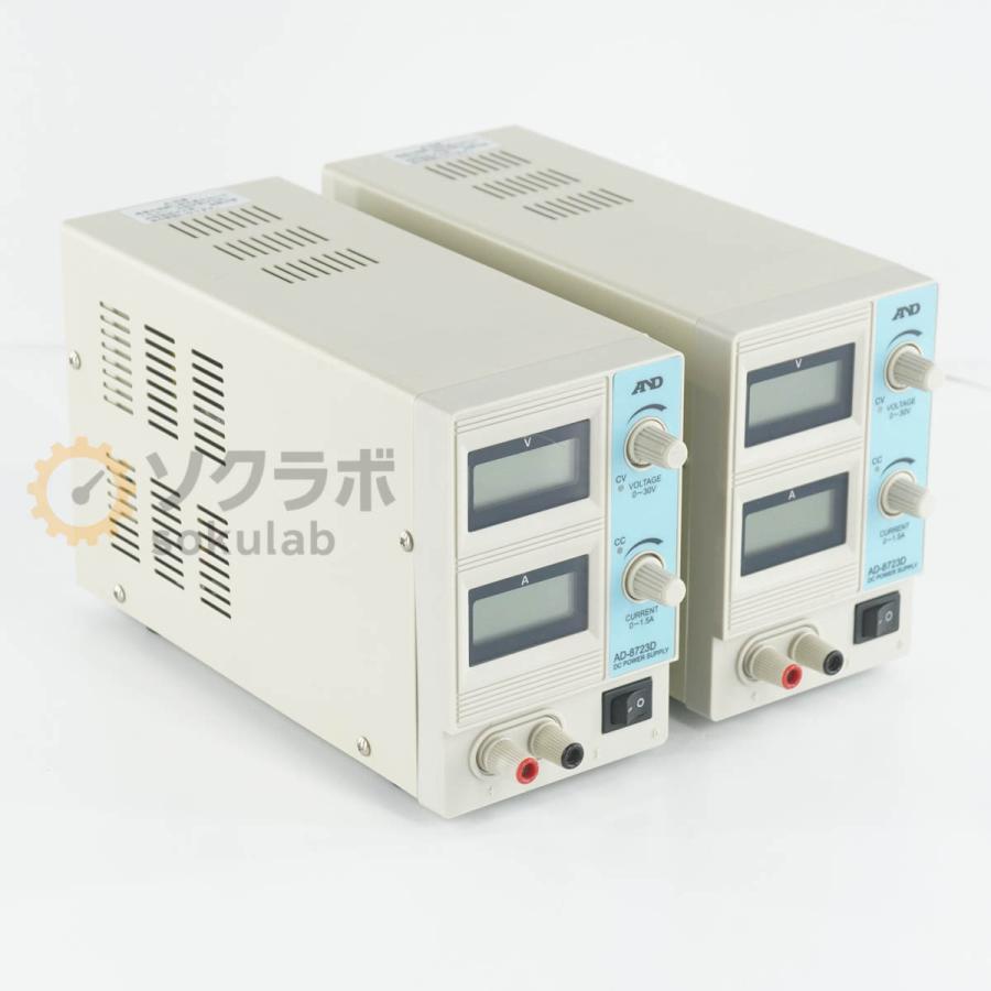[DW]USED 8日保証 2台セット A＆D AD-8723D AD8723D DC POWER SUPPLY 直流安定化電源 DC電源 直流電源 [08429-0010] | 
